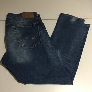 American Eagle Slim Mens Jeans Size 36x32 Core Flex Distressed